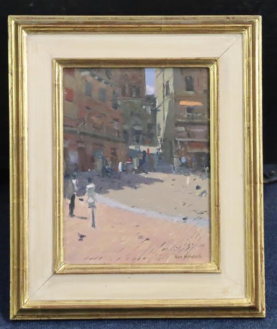 § Ken Howard (1932-) Sienna 9 x 6.75in.